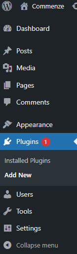 Wordpress plugin button